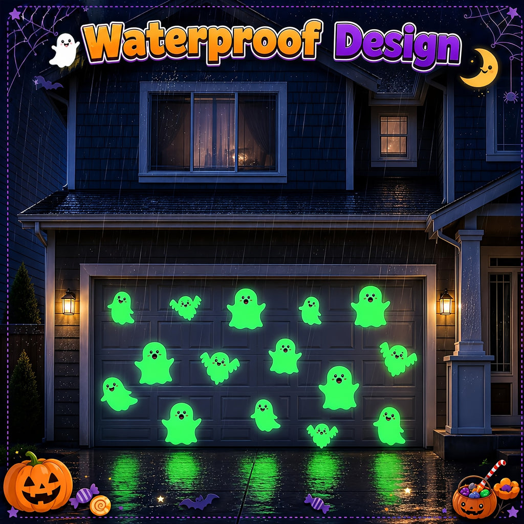 15  in dark garage door magnets luminous in