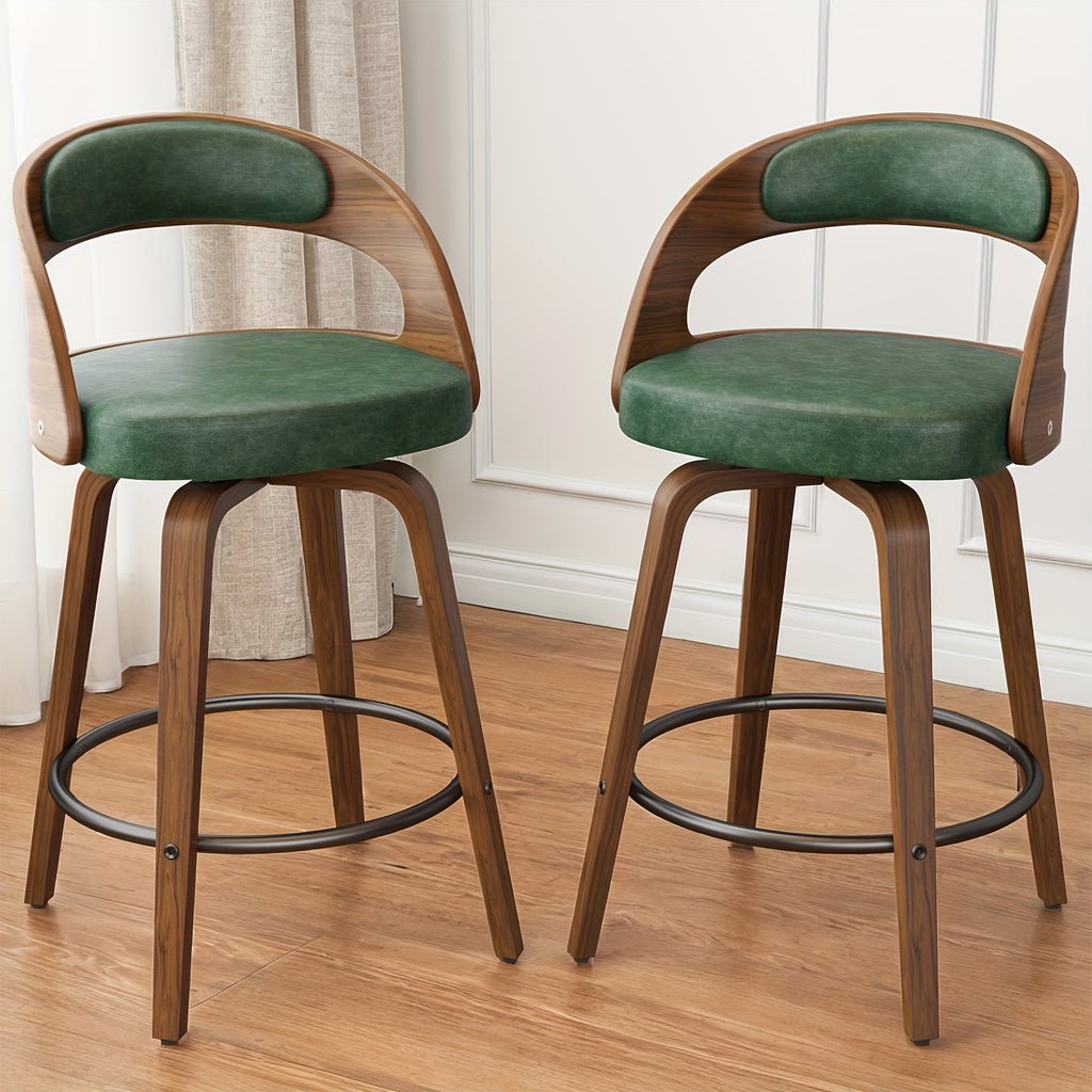 modern 26 counter height bar stools set 2 ergonomic