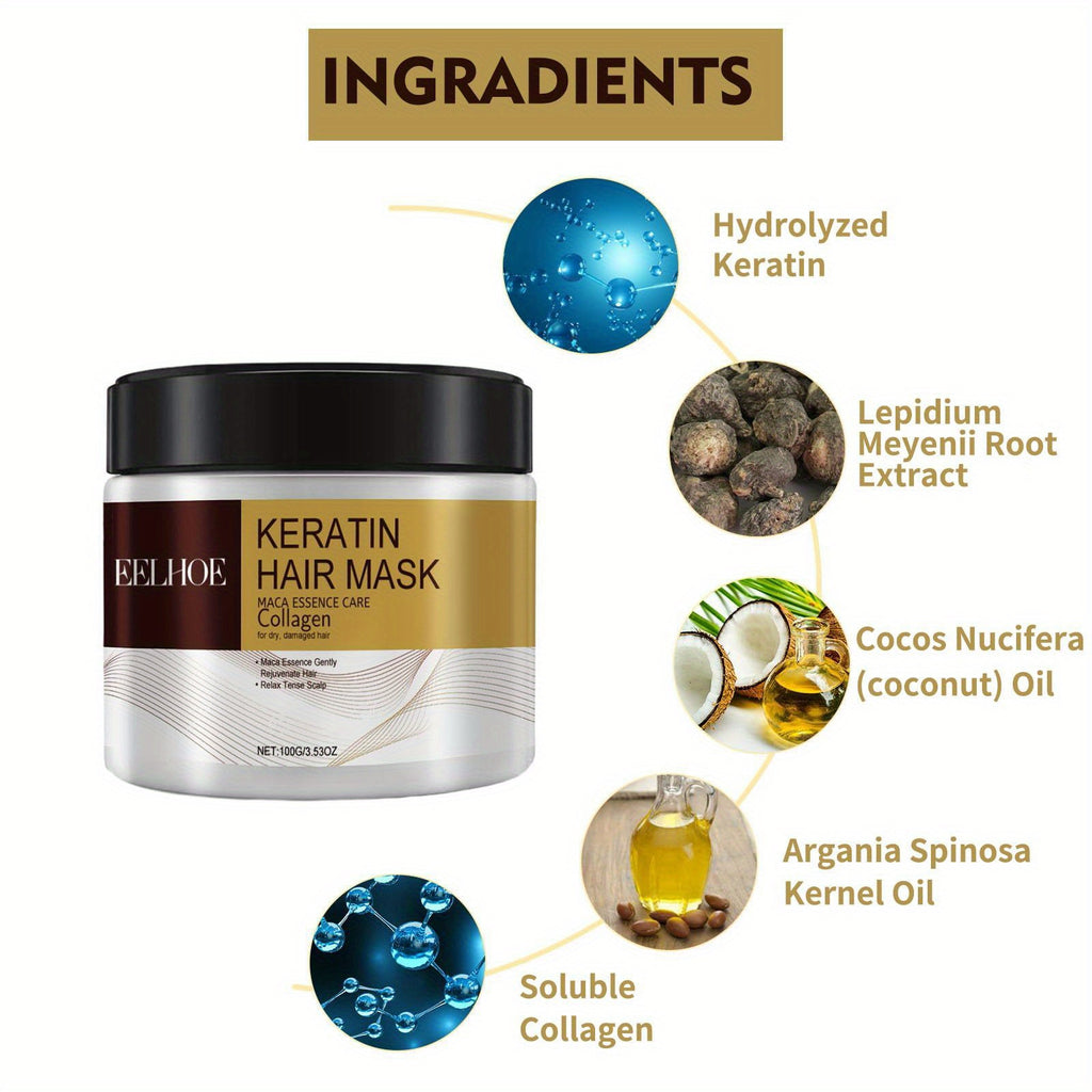 2pcs 2pc 100g keratin hair mask containing   essence