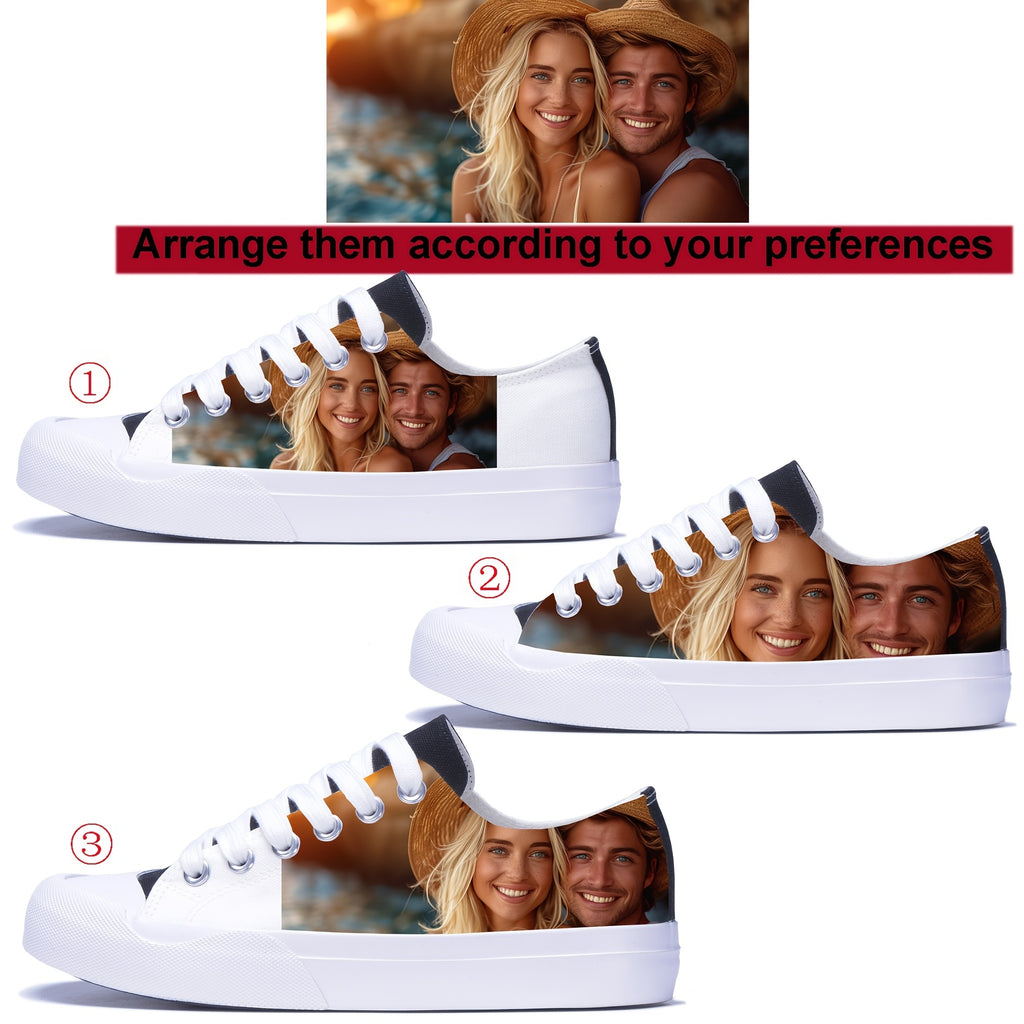 mens custom high top canvas sneakers a full print design