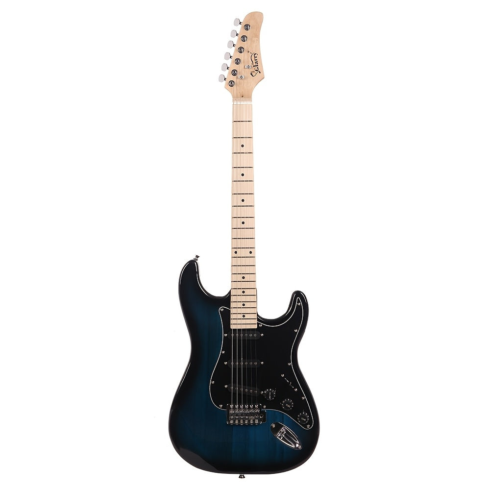 ast stylish electric guitar kit black pickguard black