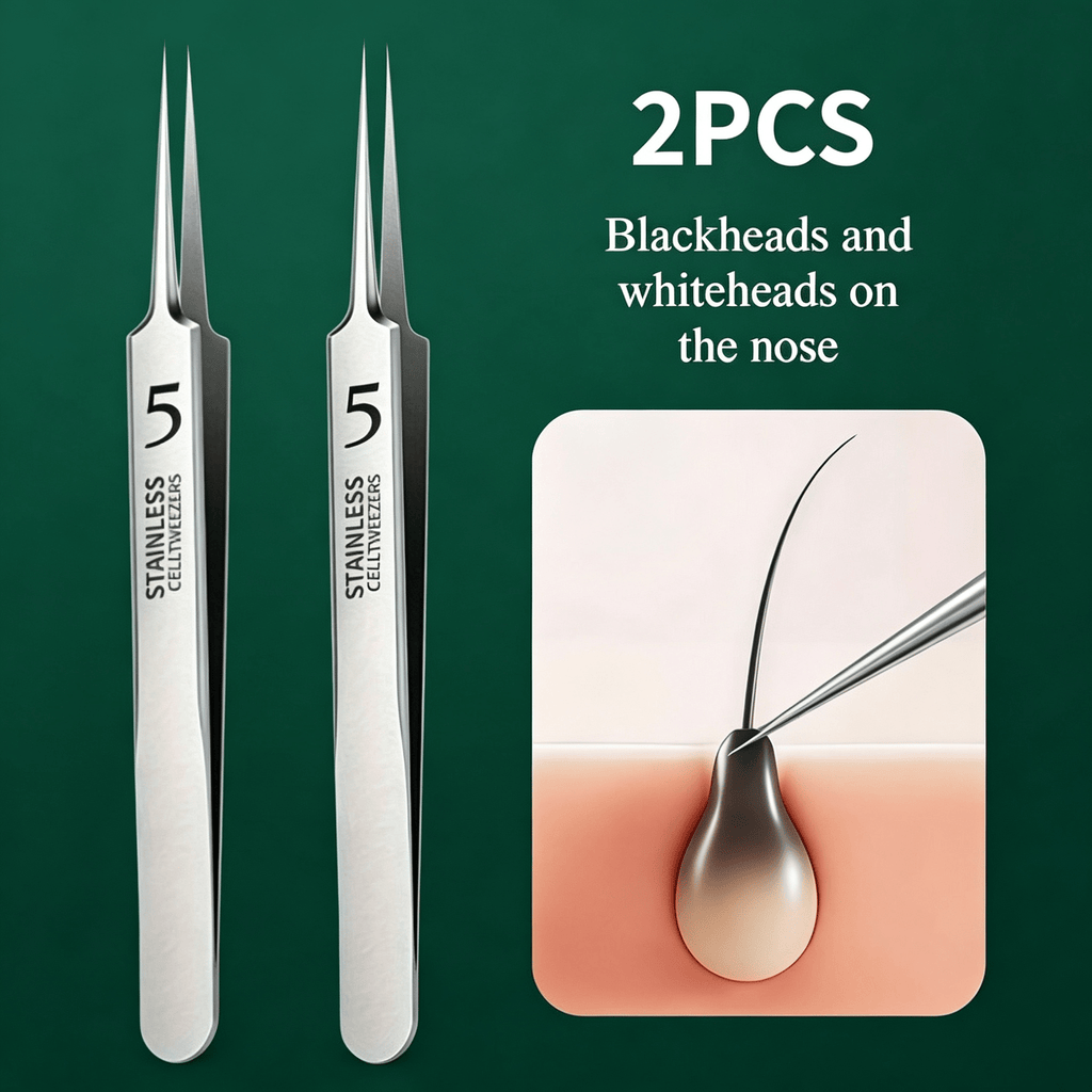 2pcs professional precision ultra fine tip blackhead