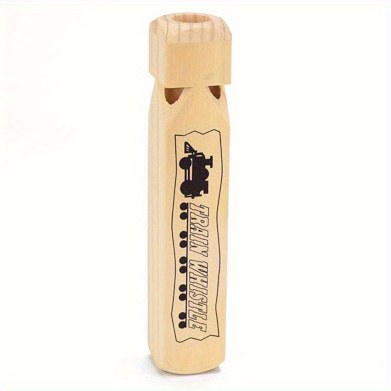 wooden train whistle kids 7 4 inch steam   sound