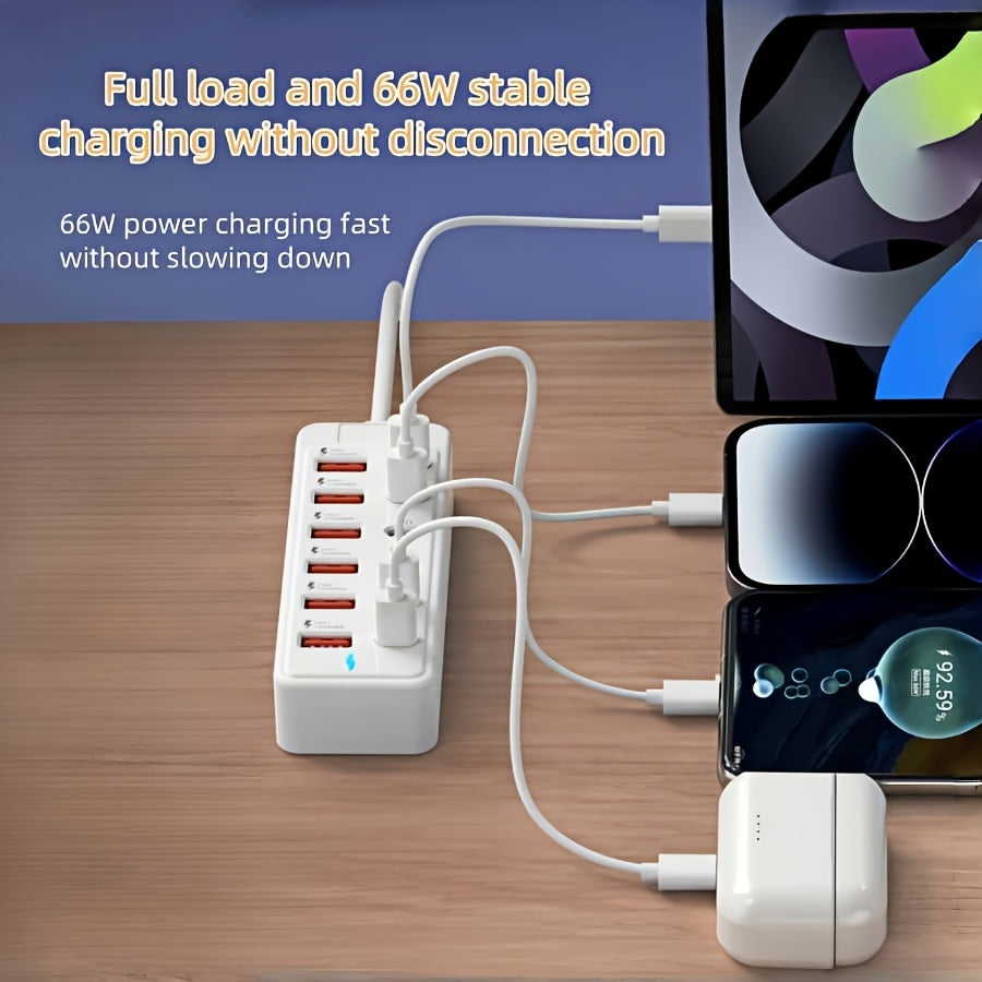 12 port 66w usb fast charging station high speed charging 6