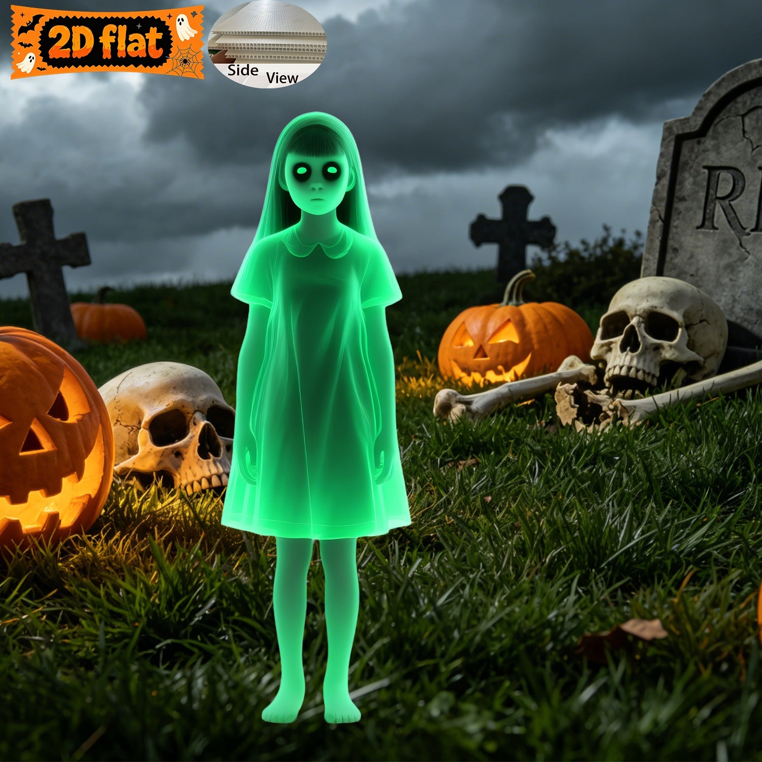 1set halloween yard sign