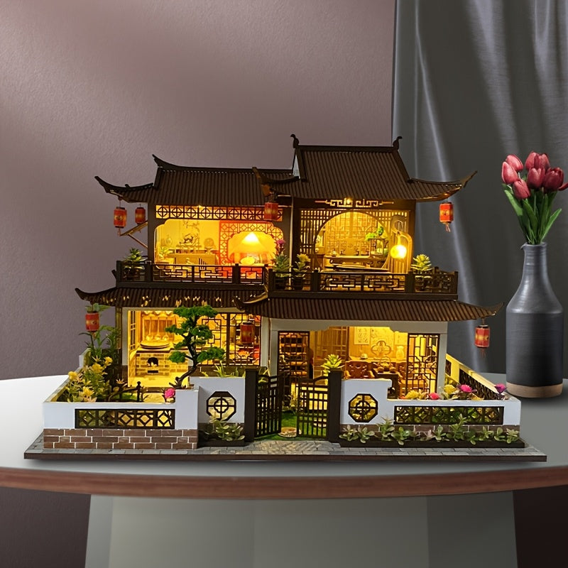 chinese architectural models 3d puzzles new styles villa