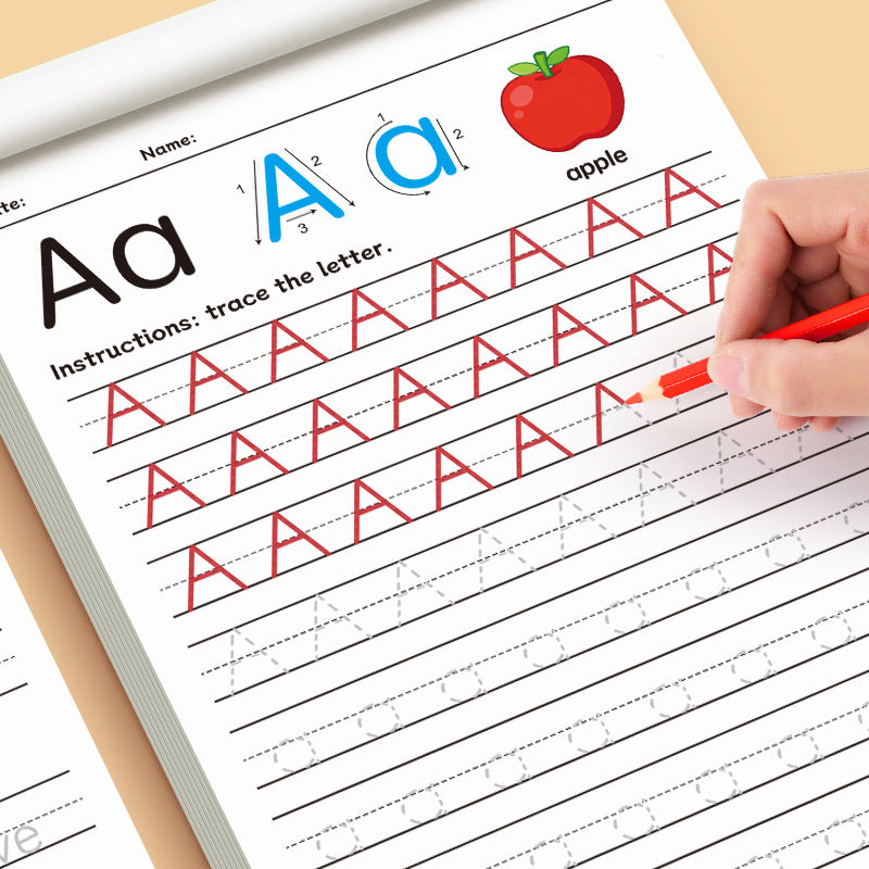 alphabet practice workbook   pattern based letter
