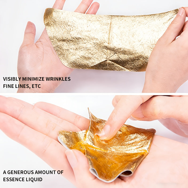 4pcs 24k golden neck mask hydration   lifts neck lines