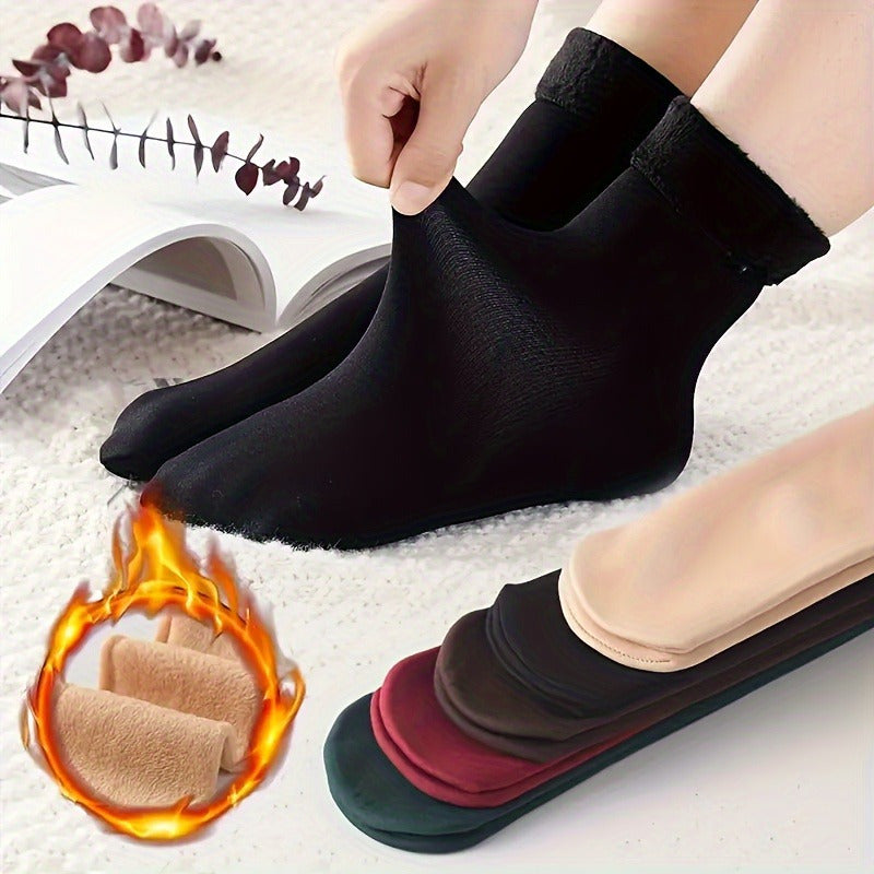 5 pair womens   weather thermal socks   14 f