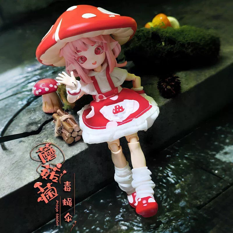 halloween christmas decor ofmushroom figurine 12 points