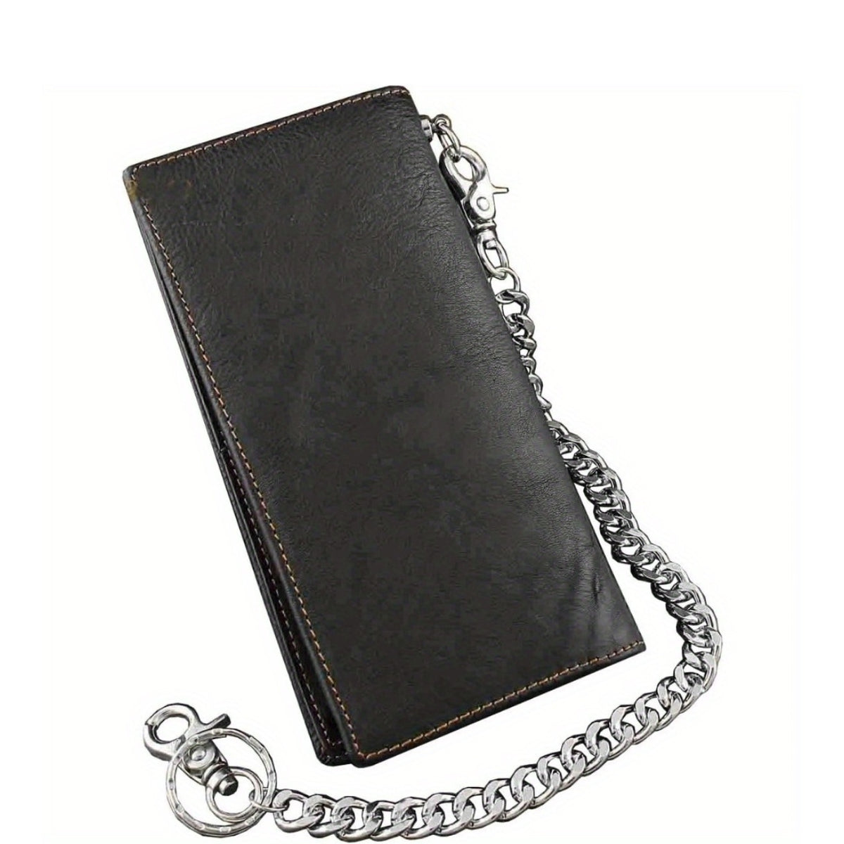 biker rock star   mens card   long black real