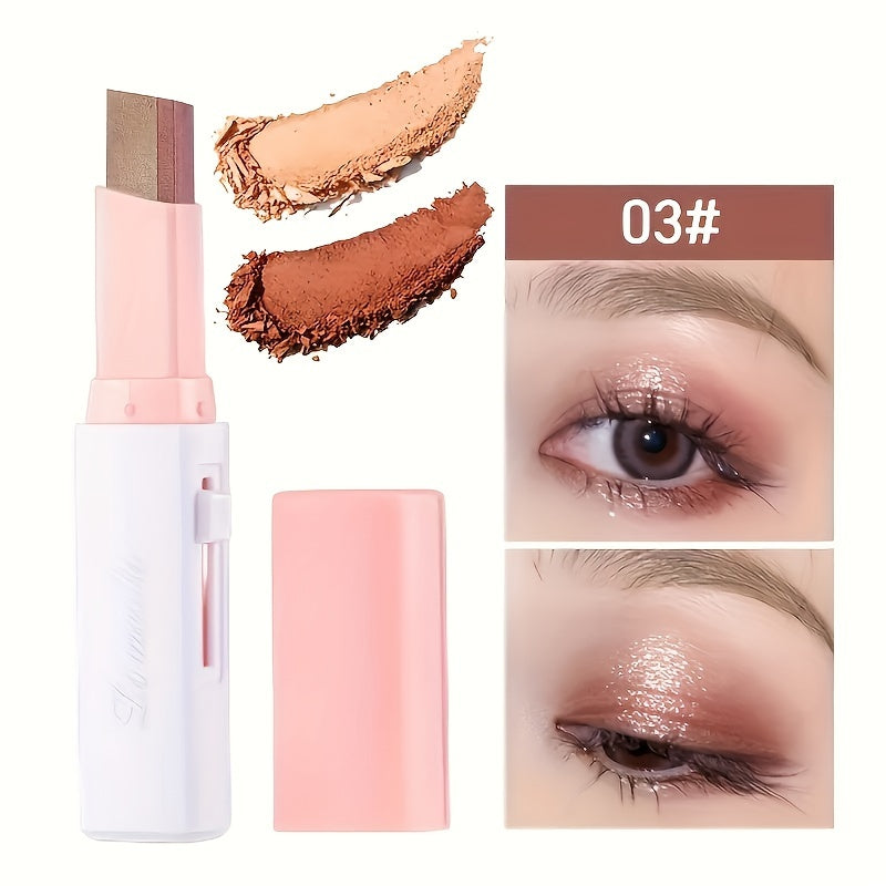 6pcs   pearlescent eyeshadow sticks waterproof