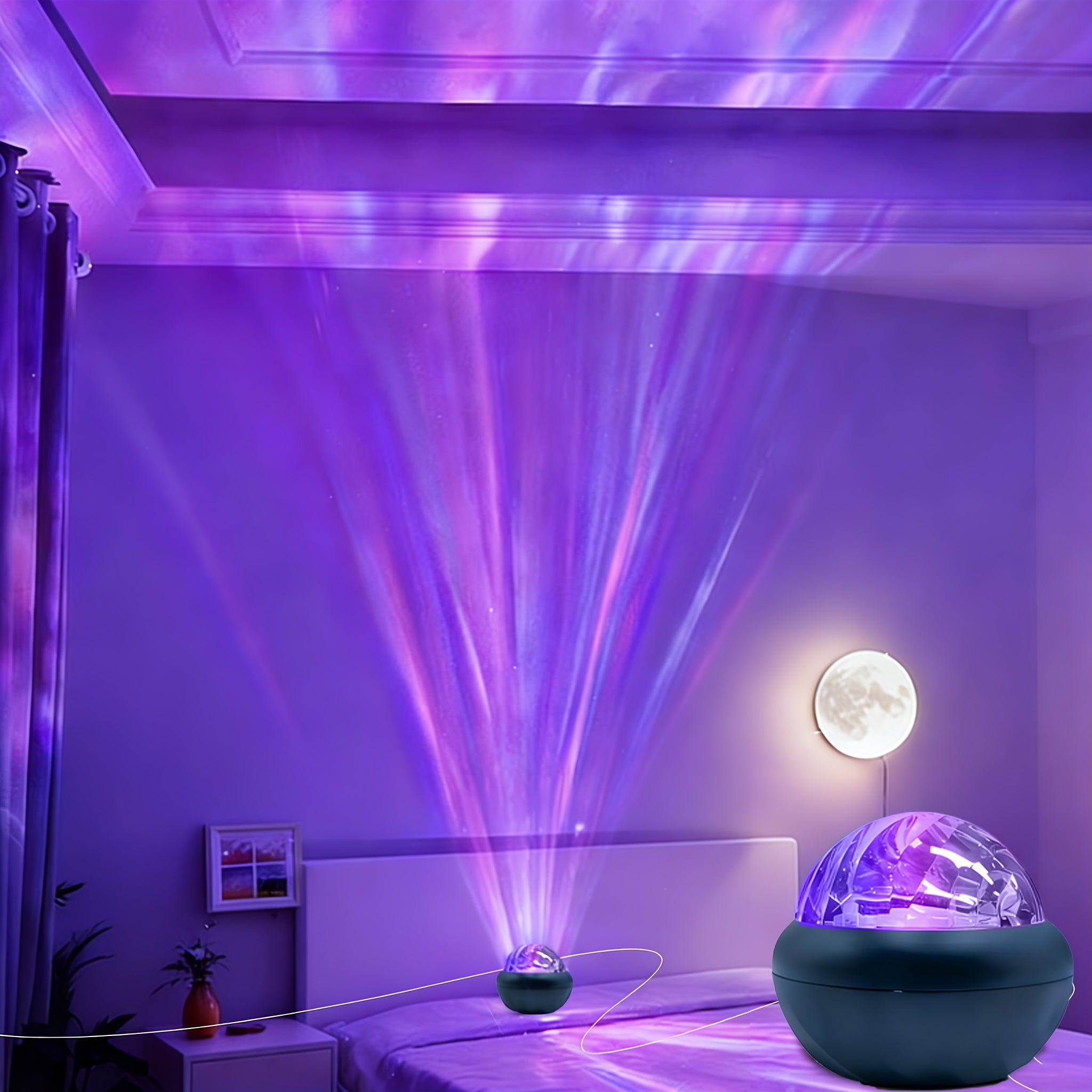 1pc usb powered   projection light multi color
