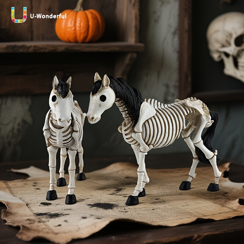 unique halloween party gift featuring a skeleton horse