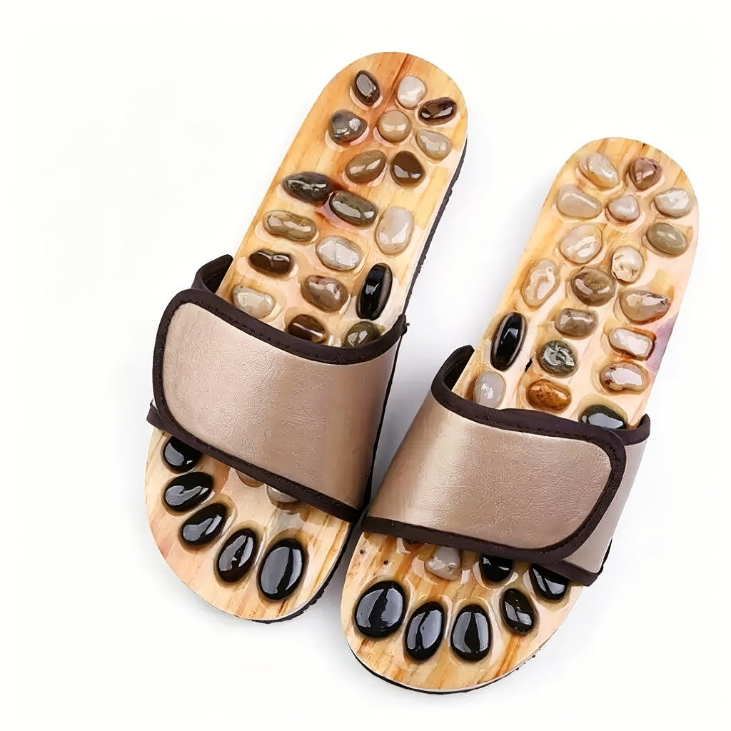 brown natural   massage acupressure