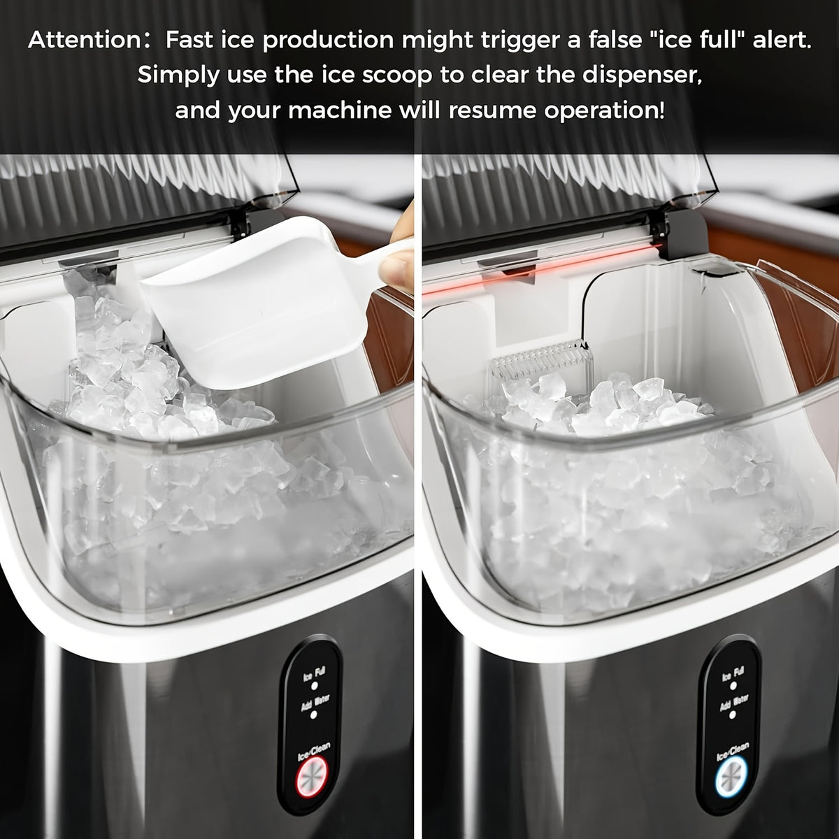 ice makers countertop 35lbs day pebble ice maker