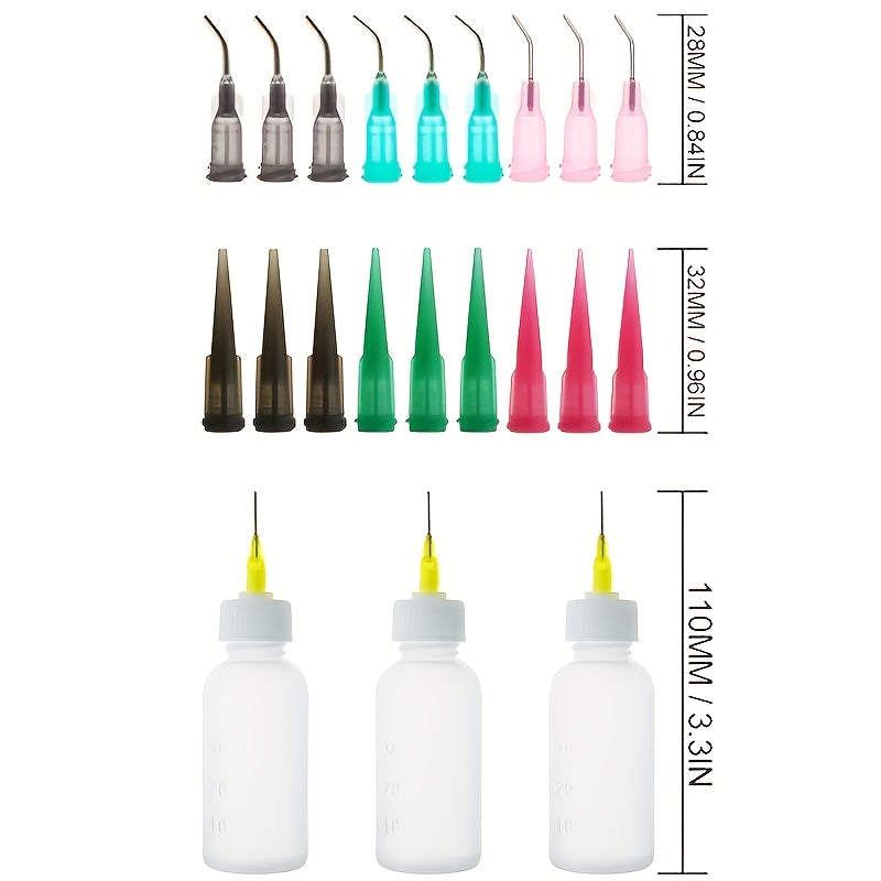 30cc needle   squeeze bottle precision needle applicator