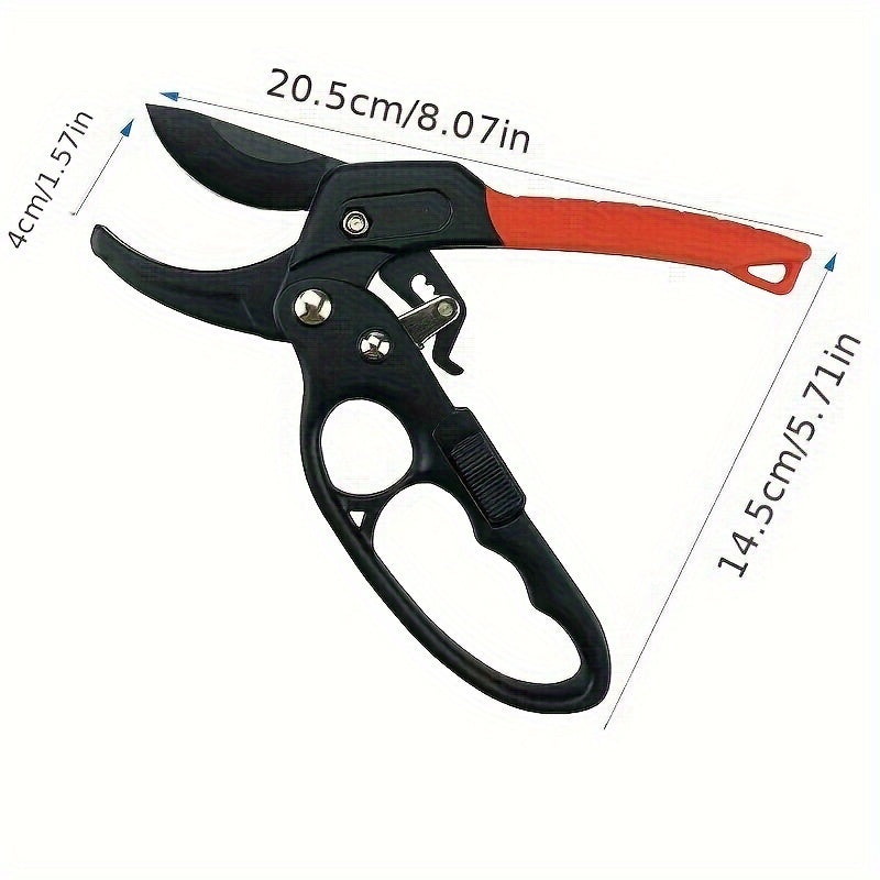 1pc professional ratchet anvil pruning shears segmented