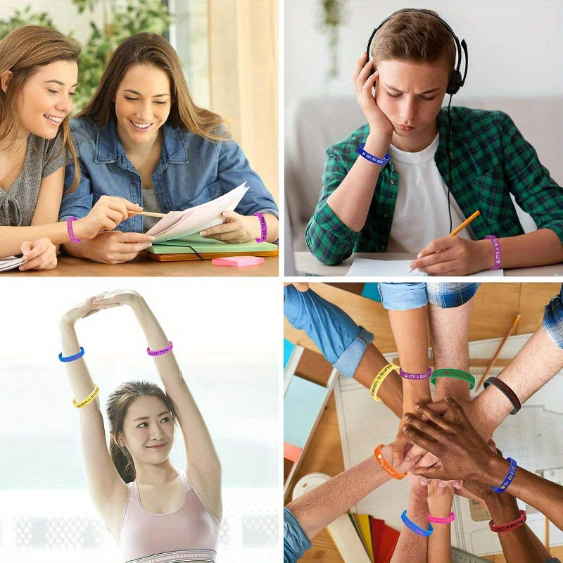 gift 77pcs custom silicone bracelets   supplies