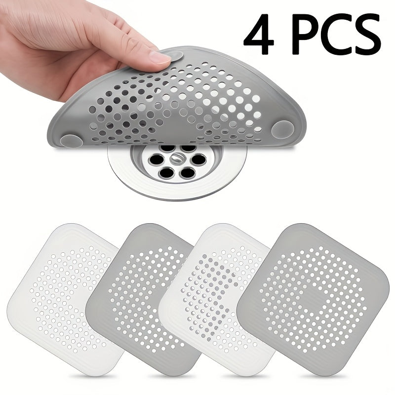 4 pack anti clogging drain strainers bathtub shower floor