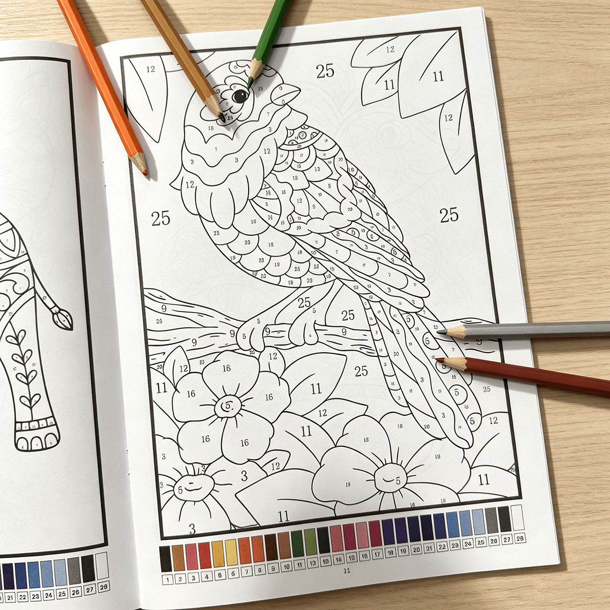 color   book   relaxing mandala floral