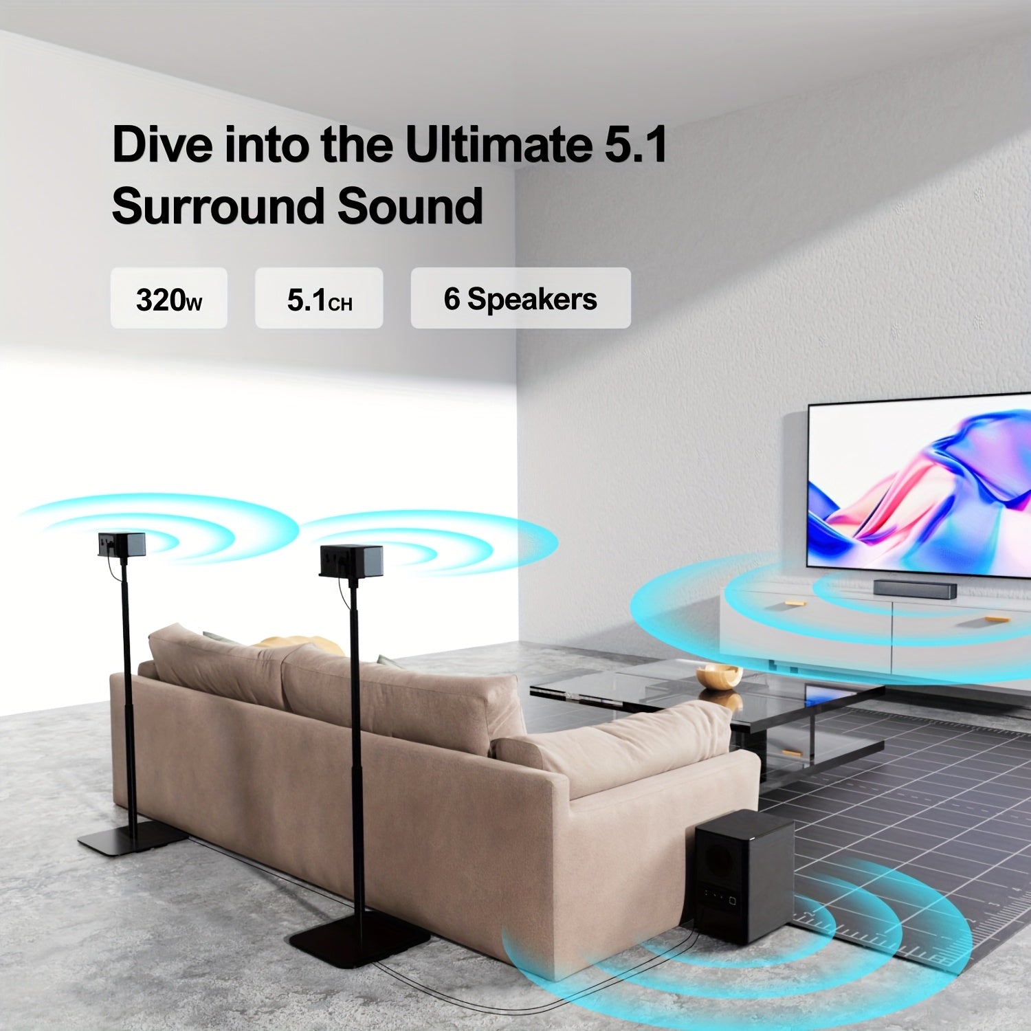 5   soundbar surround sound system sound bar