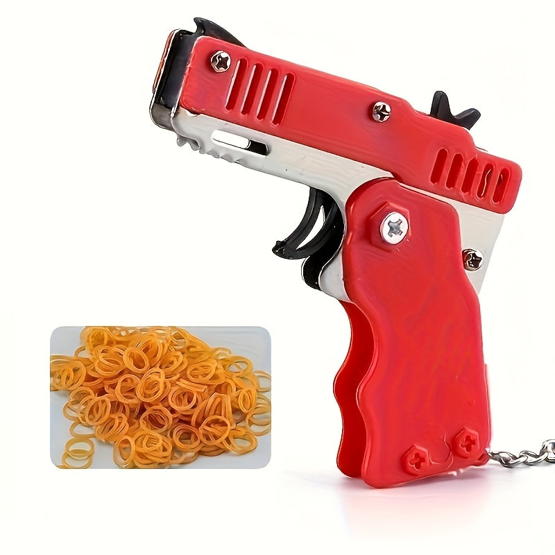 band launcher toy set metal foldable   keychain home