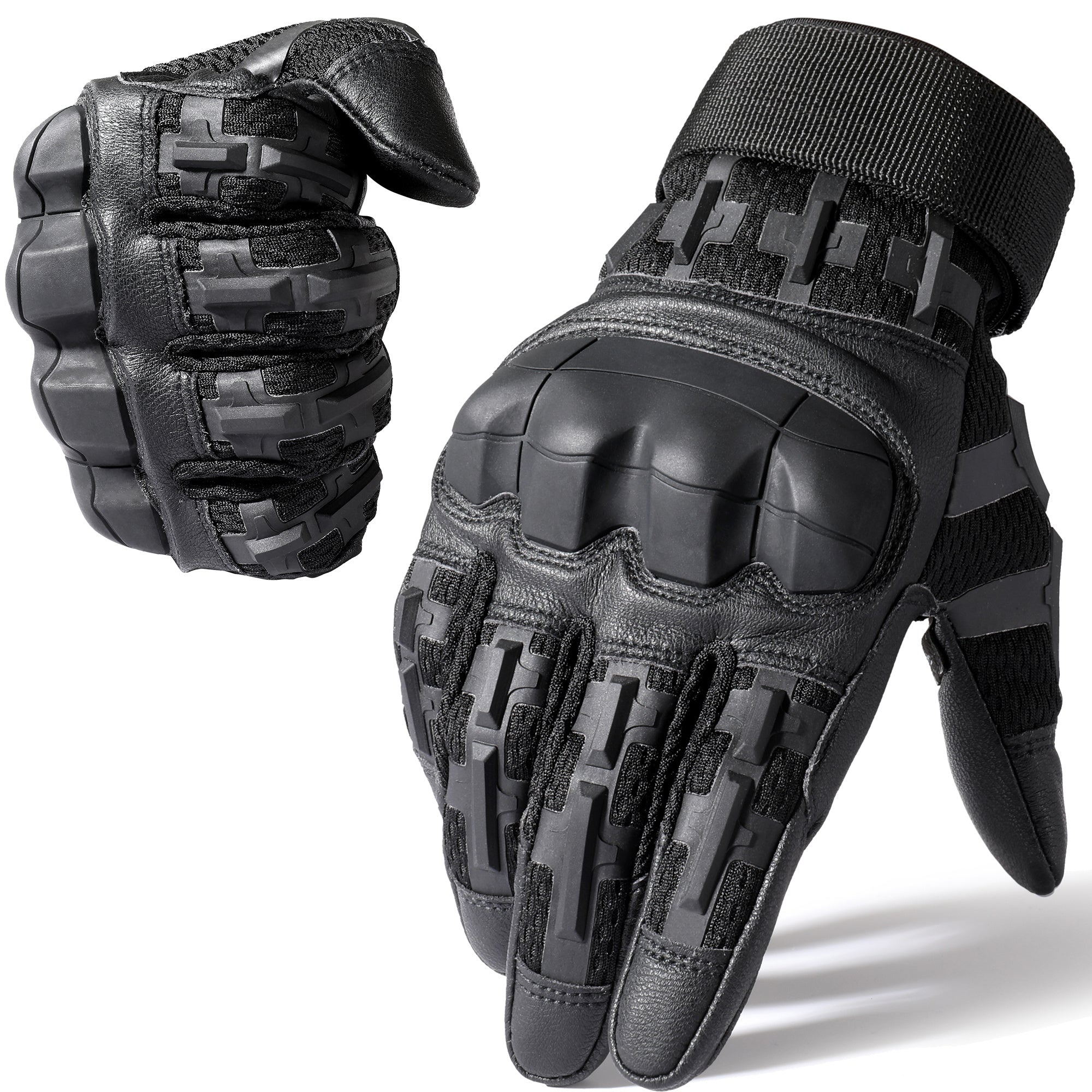 mens hard shell protective gloves