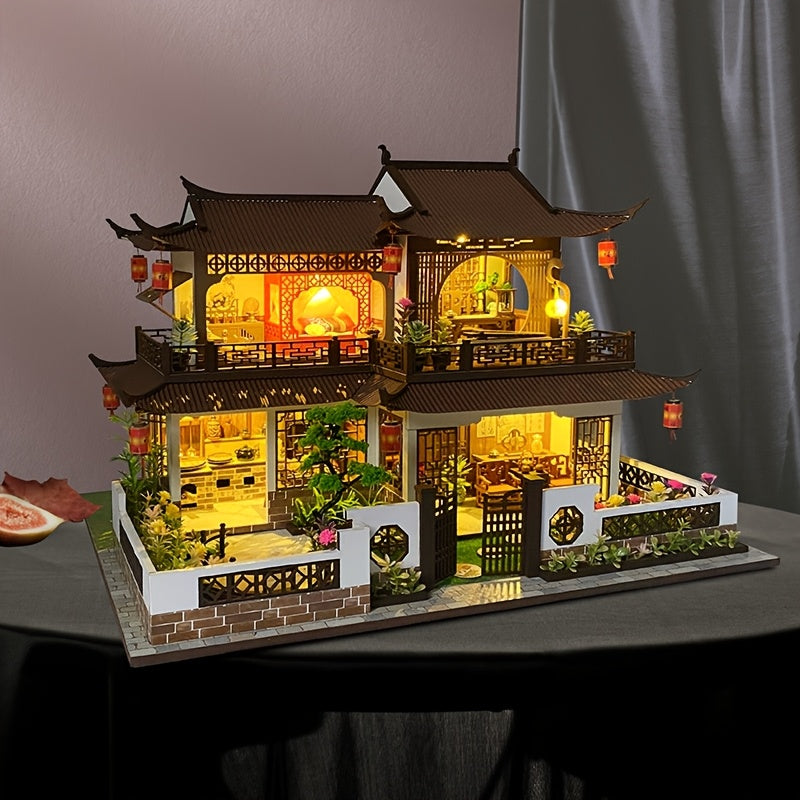 chinese architectural models 3d puzzles new styles villa