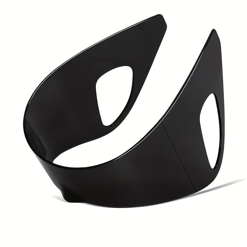 unisex oversized wrap around rimless   mask fashion