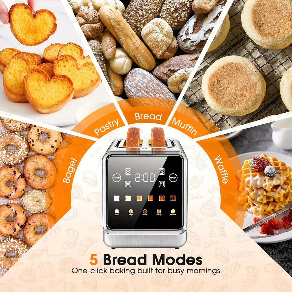 toaster 2   stainless steel