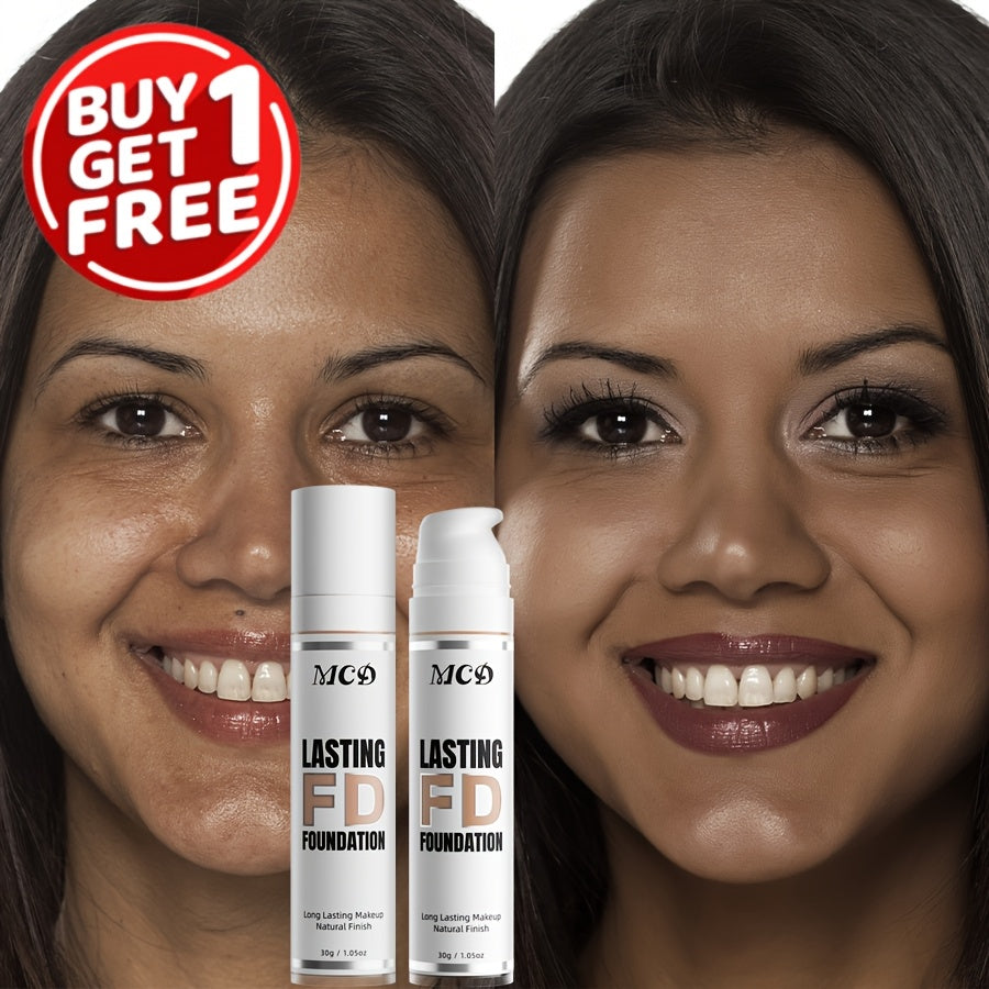 2pcs liquid foundation   coverage concealer