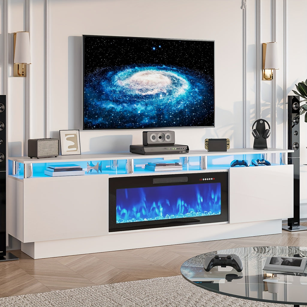 80 fireplace tv stand 36 fireplace 2 tier 80 led