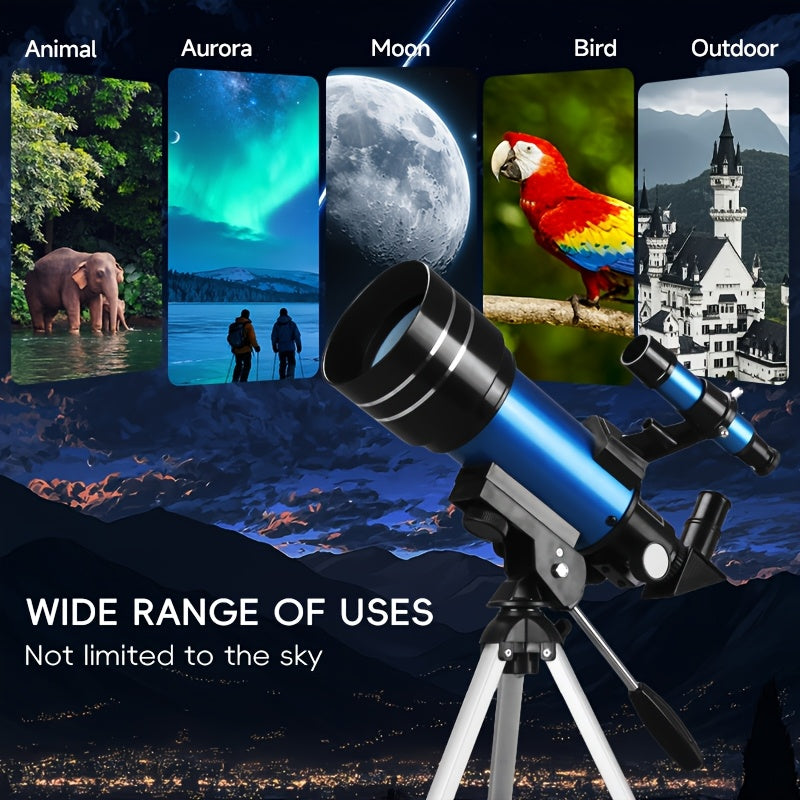 70400 refractor telescope 200x magnification   a