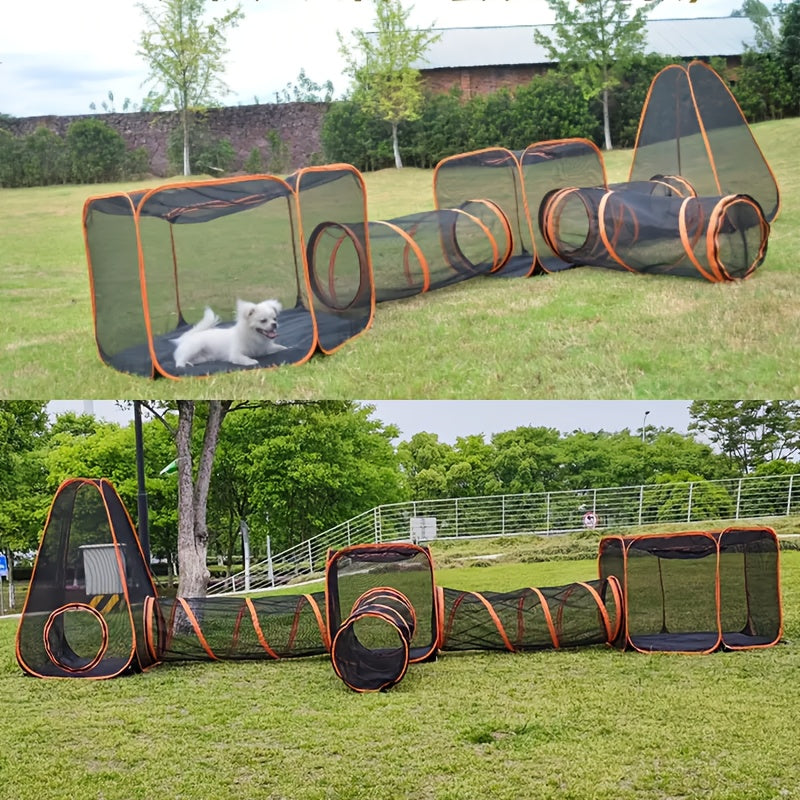 6 in 1 portable outdoor cat enclosure tent