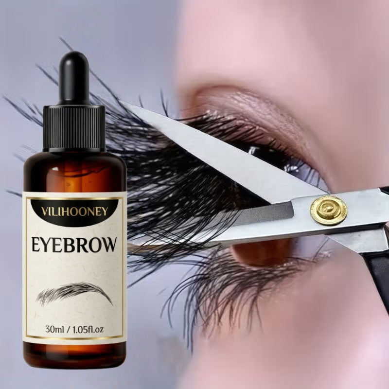 castor oil eyelash serum natural thickening curling formula
