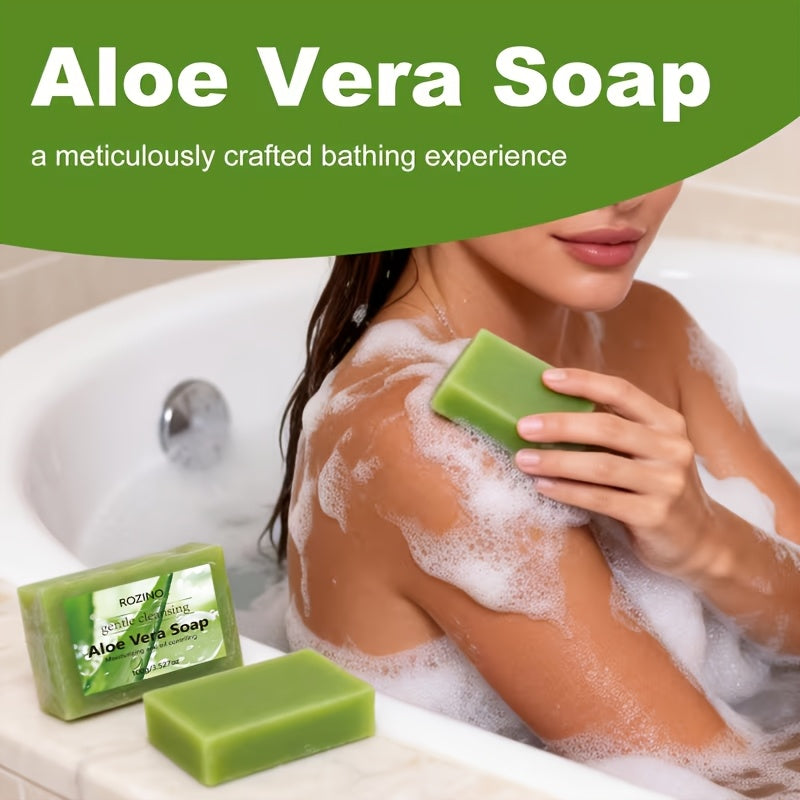 aloe vera   4 in 1 facial bath hand shampoo bar