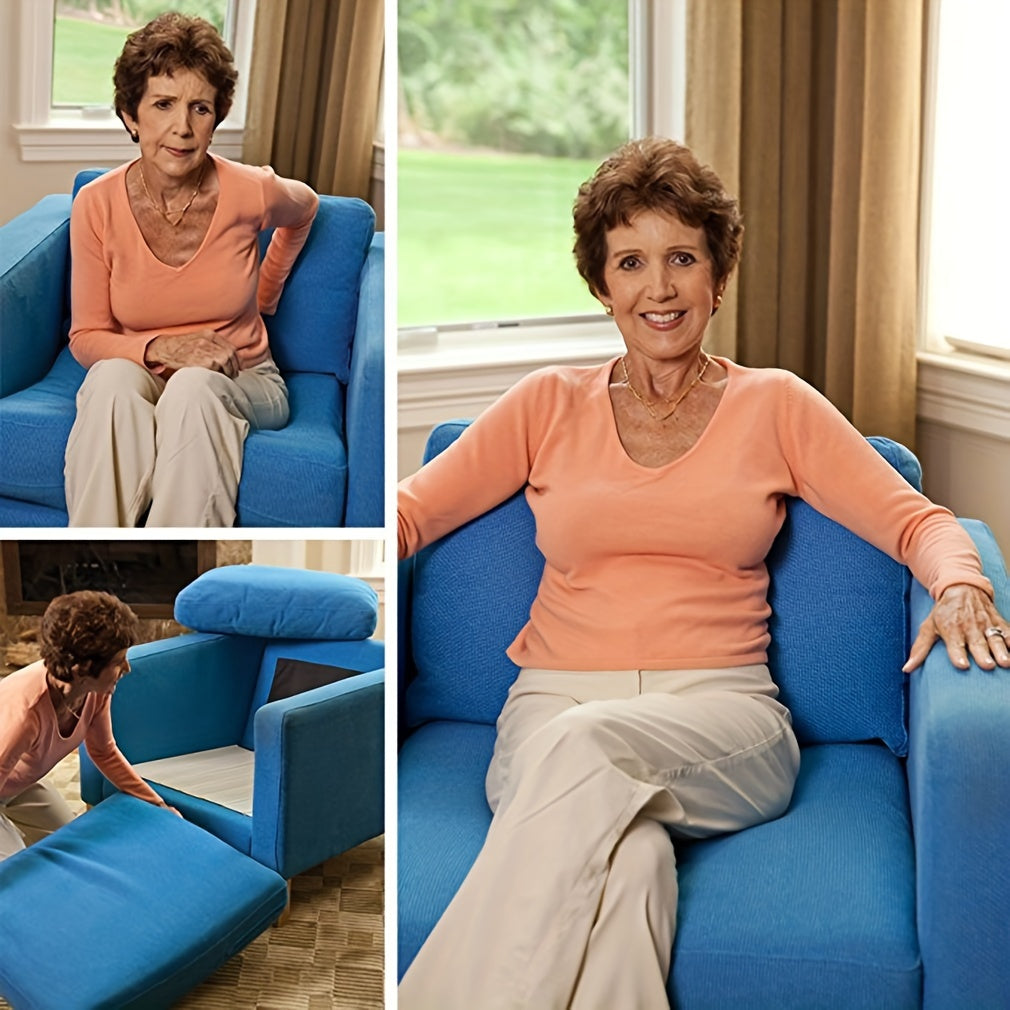 Furniture Fix Seat And Cushion Support, Furniture Lifter Sofa Booster, Sofa Support, Couch Saver Pad for Under Cushion Repair, Furniture Sofa Chair Seat Replacement Board 6 Interlocking Panels-Ideal for Extending Cushion Life & Preventing Sagging