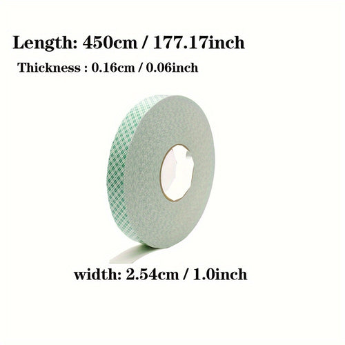 1 roll 4 5 meters long 2 54cm wide double sided polyurethane