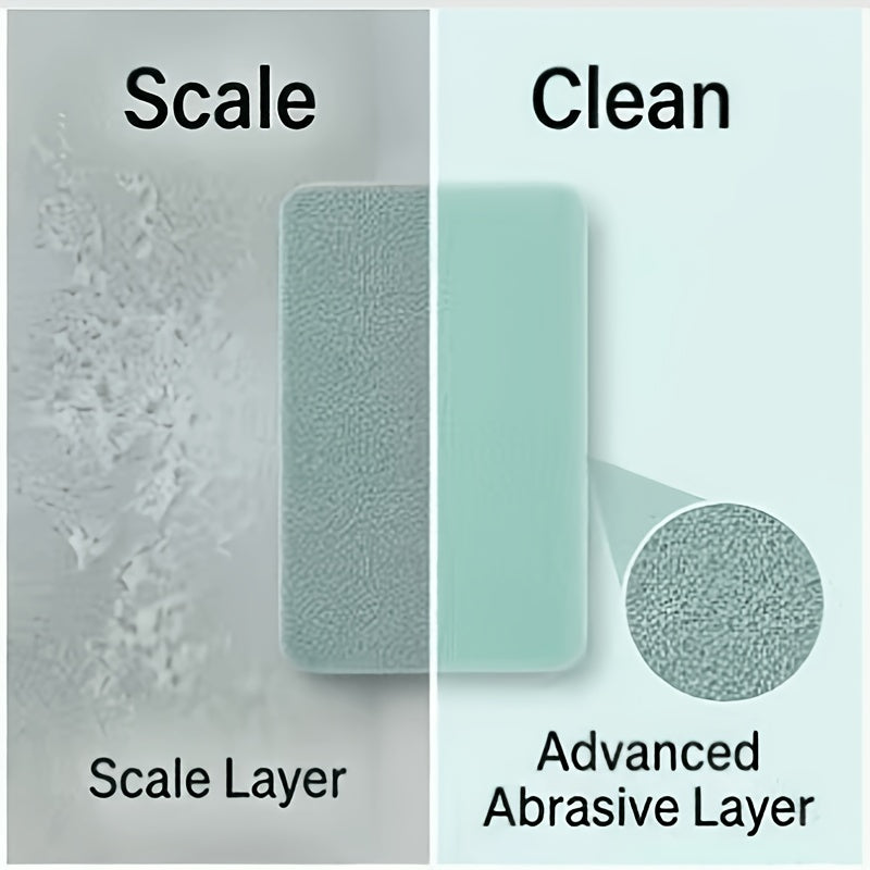 4pcs glass limescale magic cleaning brush set household