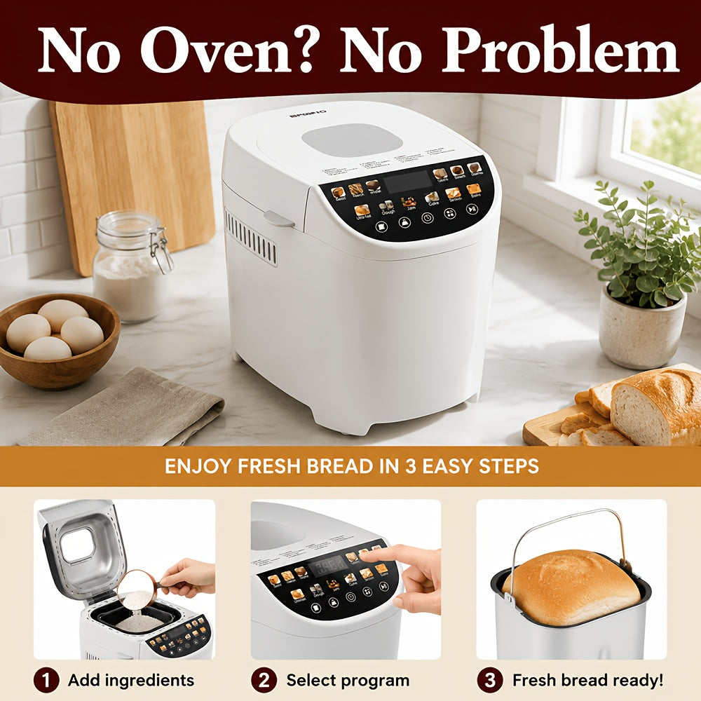 maker 2lb 12 in 1 automatic bread machine color
