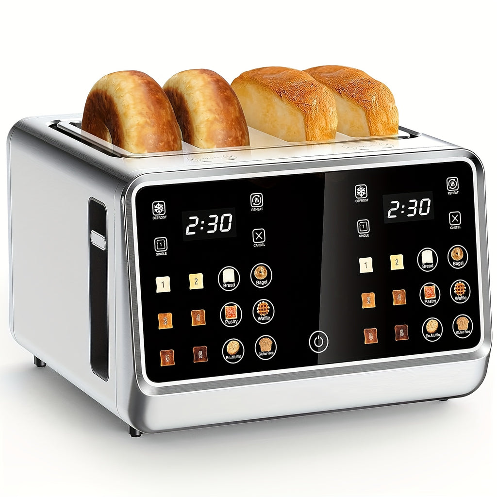 toaster 4   stainless steel digital smart toaster